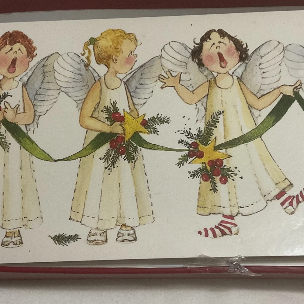 Angel Christmas Card Set ( 11 cards and envelopes)